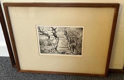 Lot 324 - Cheston (Charles Sidney, 1882-1960). Group of 8 landscape etchings