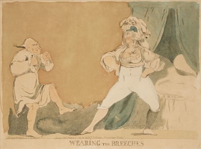 Lot 247 - Newton (Richard). Wearing the Breeches, William Holland, March 6th 1794