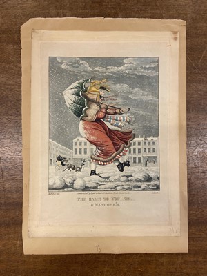 Lot 244 - Hunt (George). 'A Merry Christmas & A Happy New Year in London..., 1827