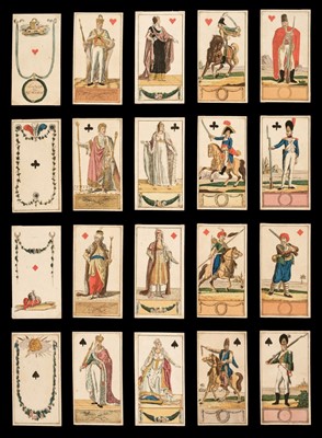 Lot 481 - German tarot cards. Napoleon tarock, Leipzig: Johann Gottfried Herbert, circa 1808