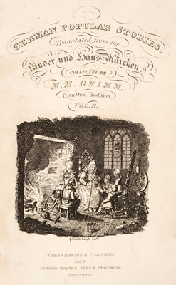 Lot 444 - Grimm Brothers. German Popular Stories, volume 2 only, 1st edition, 1826