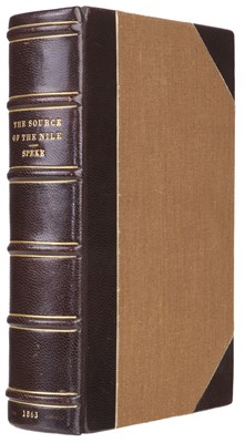 Lot 25 - Speke (John). Source of the Nile, 1st edition, London: Blackwood, 1863