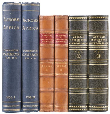 Lot 7 - Cameron (Verney Lovett). Across Africa, 1st edition, 2 volumes, London: Daldy, Isbister & Co, 1877