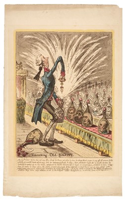 Lot 239 - Gillray (James). Uncorking Old Sherry, H. Humphrey, March 10th 1805