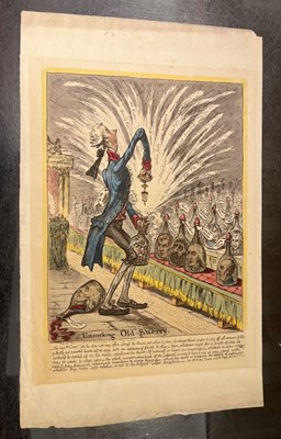 Lot 239 - Gillray (James). Uncorking Old Sherry, H. Humphrey, March 10th 1805