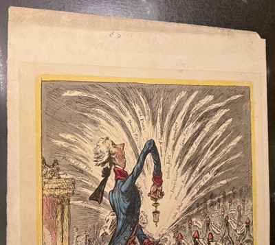 Lot 239 - Gillray (James). Uncorking Old Sherry, H. Humphrey, March 10th 1805