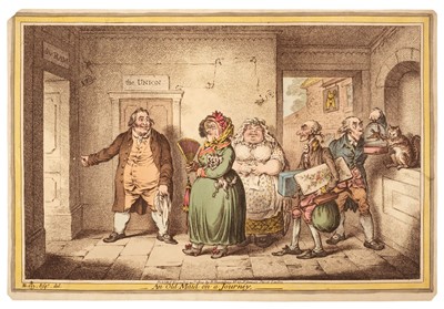 Lot 197 - Gillray (James). An Old Maid on a Journey, H. Humphrey, November 20th 1804