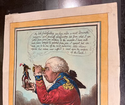 Lot 231 - Gillray (James). The King of Brobdingnag and Gulliver, H. Humphrey, June 26th 1803