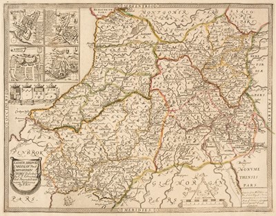 Lot 134 - Wales. Saxton (Christopher & Lea Philip), Radnor, Breknoke, Cardigan and Carmarthen..., 1693