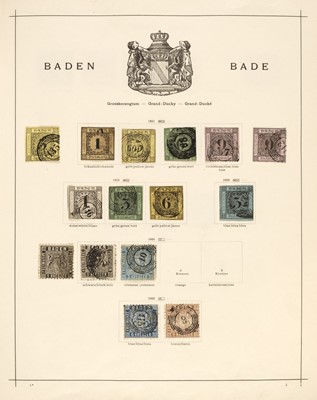 Lot 413 - Stamps. Vintage European Countries Collection,  in a 1922 Schaubek printed album