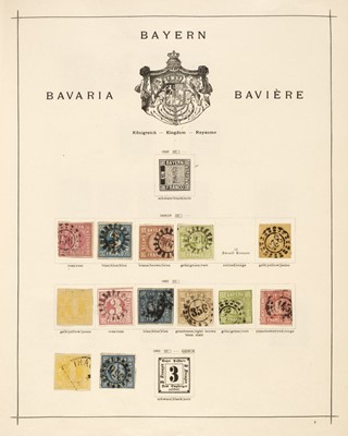 Lot 413 - Stamps. Vintage European Countries Collection,  in a 1922 Schaubek printed album