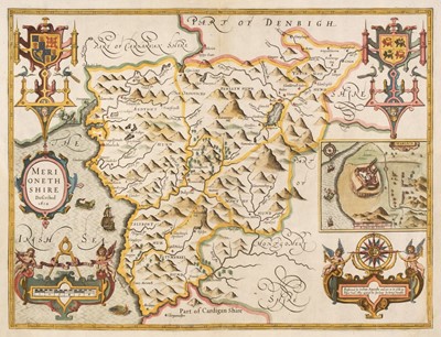 Lot 135 - Wales. Speed (John), Four county maps, [1627 or later]