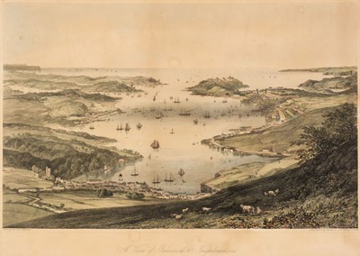 Lot 150 - Falmouth. Newman & Co., (lithographers), A View of Falmouth & Neighbourhood, circa 1850