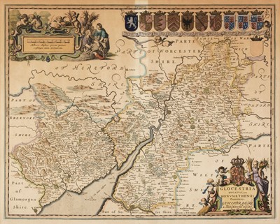 Lot 82 - British County Maps. A Collection of 40 maps, 17th - 19th century