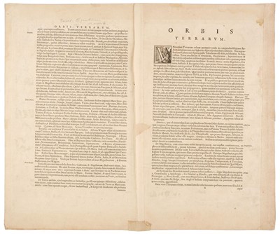 Lot 136 - World. Blaeu (W. J.), Nova Totius Terrarum Orbis Geographica ac Hydrographica Tabula..., 1635 - 58