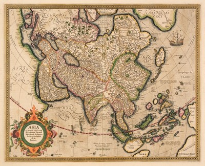 Lot 78 - Asia. Mercator (Gerard & Hondius Jodocus), Asia ex magna orbis Terre..., [1604 or later]