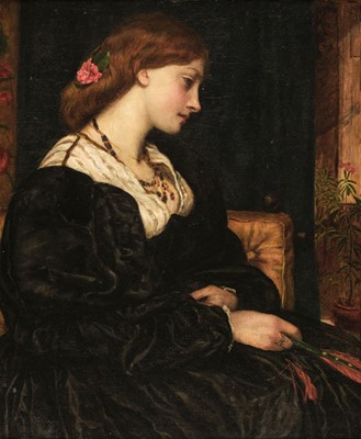 Lot 138 - Prinsep (Valentine Cameron, 1838-1904). Portrait of the Artist's Sister, circa 1860