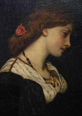 Lot 138 - Prinsep (Valentine Cameron, 1838-1904). Portrait of the Artist's Sister, circa 1860