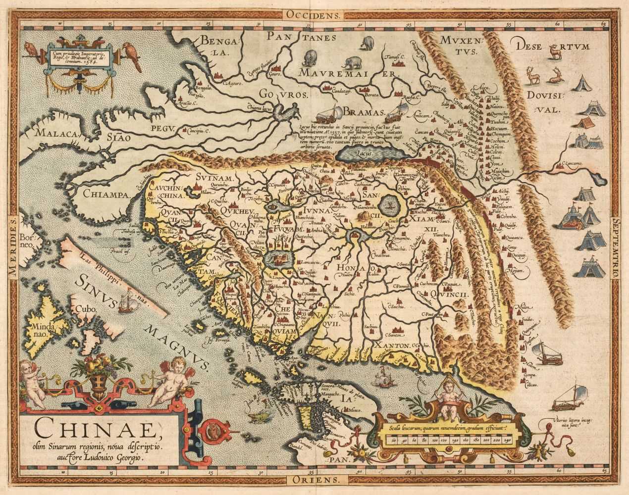 Lot 95 - China. Ortelius (Abraham), Chinae olim Sinarum regionis nova descriptio..., Antwerp [1603]