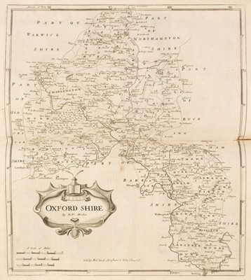 Lot 34 - Camden (William). Camden's Britannia, Newly Translated into English..., 1695