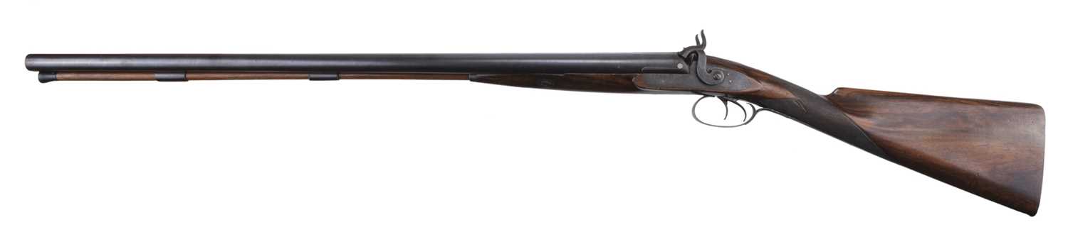 Lot 171 - Sporting Gun. A Victorian percussion double