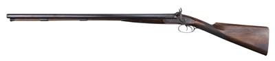 Lot 171 - Sporting Gun. A Victorian percussion double barrel shotgun by John Charles Reilly, London