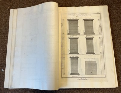 Lot 148 - Diderot (Denis). A collection of 68 plates on architecture, 1765 - 72