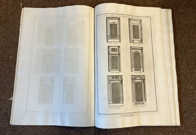 Lot 148 - Diderot (Denis). A collection of 68 plates on architecture, 1765 - 72