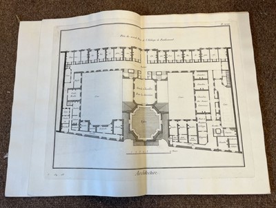 Lot 148 - Diderot (Denis). A collection of 68 plates on architecture, 1765 - 72