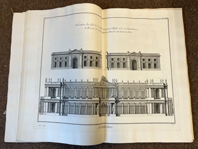 Lot 148 - Diderot (Denis). A collection of 68 plates on architecture, 1765 - 72