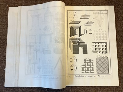 Lot 148 - Diderot (Denis). A collection of 68 plates on architecture, 1765 - 72