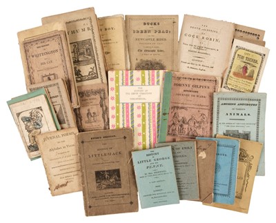 Lot 435 - Chapbooks. A collection of 63 chapbooks, circa 1805-1850s