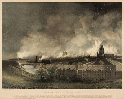 Lot 142 - Bristol. Rowbotham (Thomas). View of the City of Bristol as it appeared from Pile Hill..., 1832