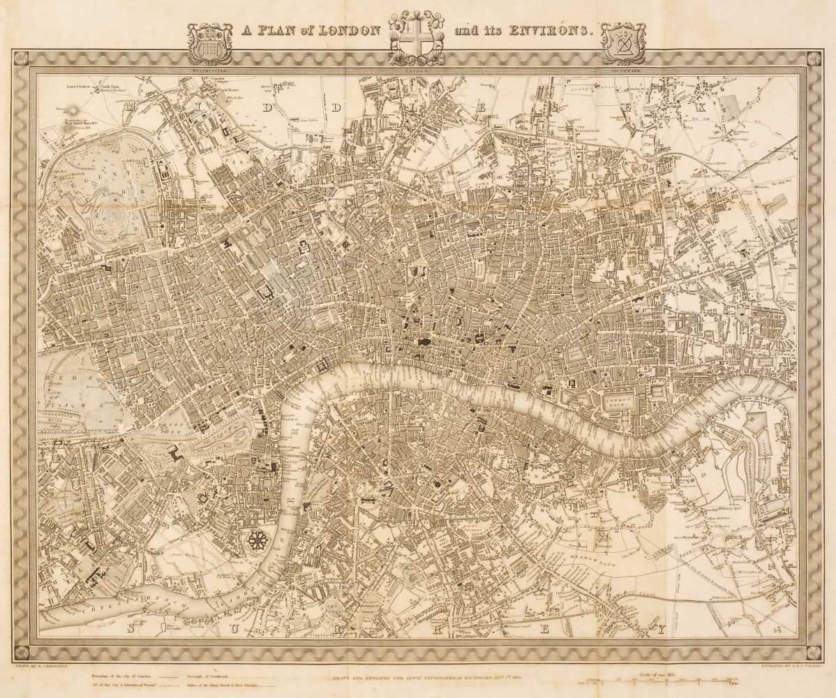 Lot 110 - London. Lewis (Samuel). [Atlas to the Topographical Dictionary of England] circa 1844