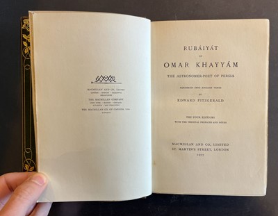 Lot 358 - Fitzgerald (Edward). Rubaiyat of Omar Khayyam, 1907