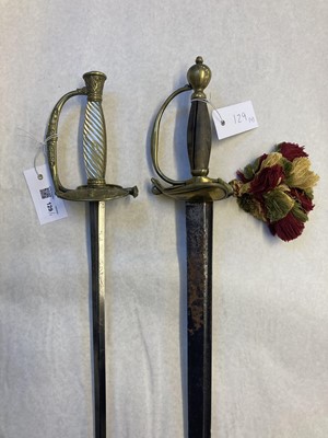 Lot 129 - Swords. An early 19th century court sword