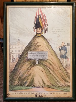 Lot 243 - Heath (William). Eight caricatures relating to the Duke of Wellington, Thos. Mclean, circa 1830