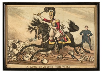 Lot 241 - Heath (William). Eight caricatures relating to the Duke of Wellington, Thos McLean, circa 1830