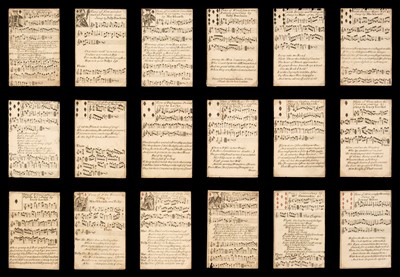 Lot 473 - English musical playing cards. The Beggar's Opera, printed for Carington Bowles, London, circa 1770