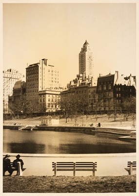Lot 69 - New York. A large album containing 140 mounted photographs, 1930s