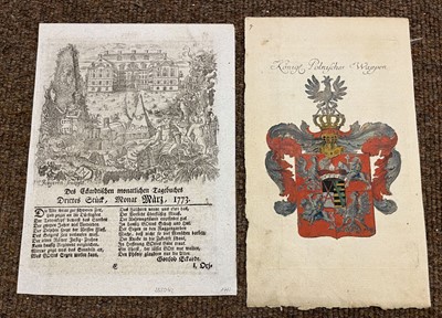Lot 165 - Poland. A mixed collection of 23 prints & maps, 16th - 19th century
