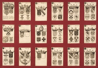 Lot 472 - English heraldic playing cards. The Arms of the English Peers, 2nd edition, 1686