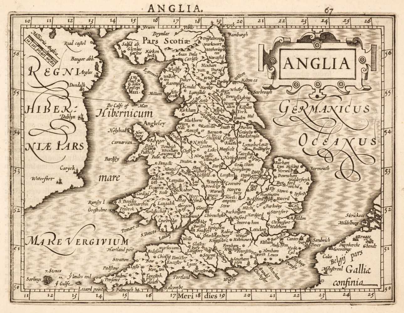 Lot 99 - England & Wales. A collection of 23 maps, 17th - 19th century