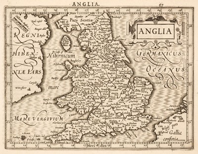 Lot 99 - England & Wales. A collection of 23 maps, 17th - 19th century