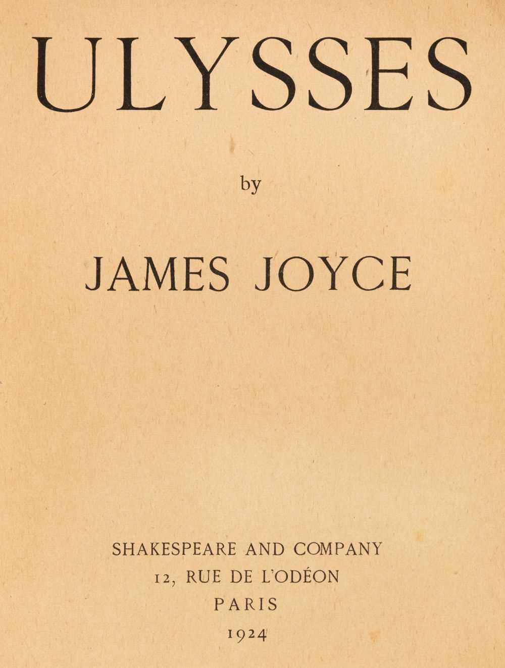 Lot 372 - Joyce (James). Ulysses, 5th edition, Paris: