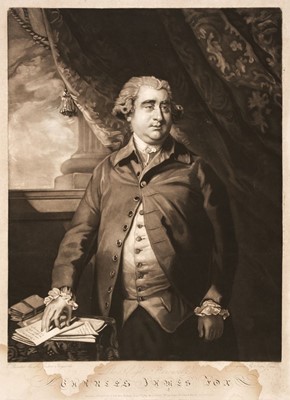 Lot 157 - Jones (John). The Right Honourable Charles James Fox, J. Jones, Novr. 1st. 1789