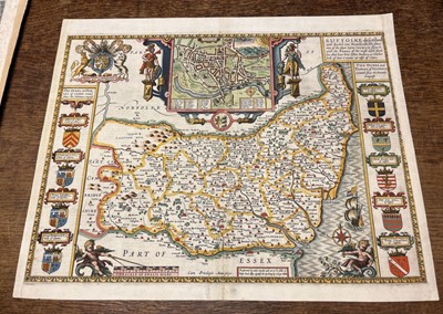 Lot 128 - Speed (John). Suffolk, Suffolke Described and Divided into Hundreds..., 1st edition, circa 1611