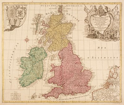 Lot 87 - British Isles. Lotter (Tobias Conrad), Le Grande Bretagne..., Augsburg circa 1764