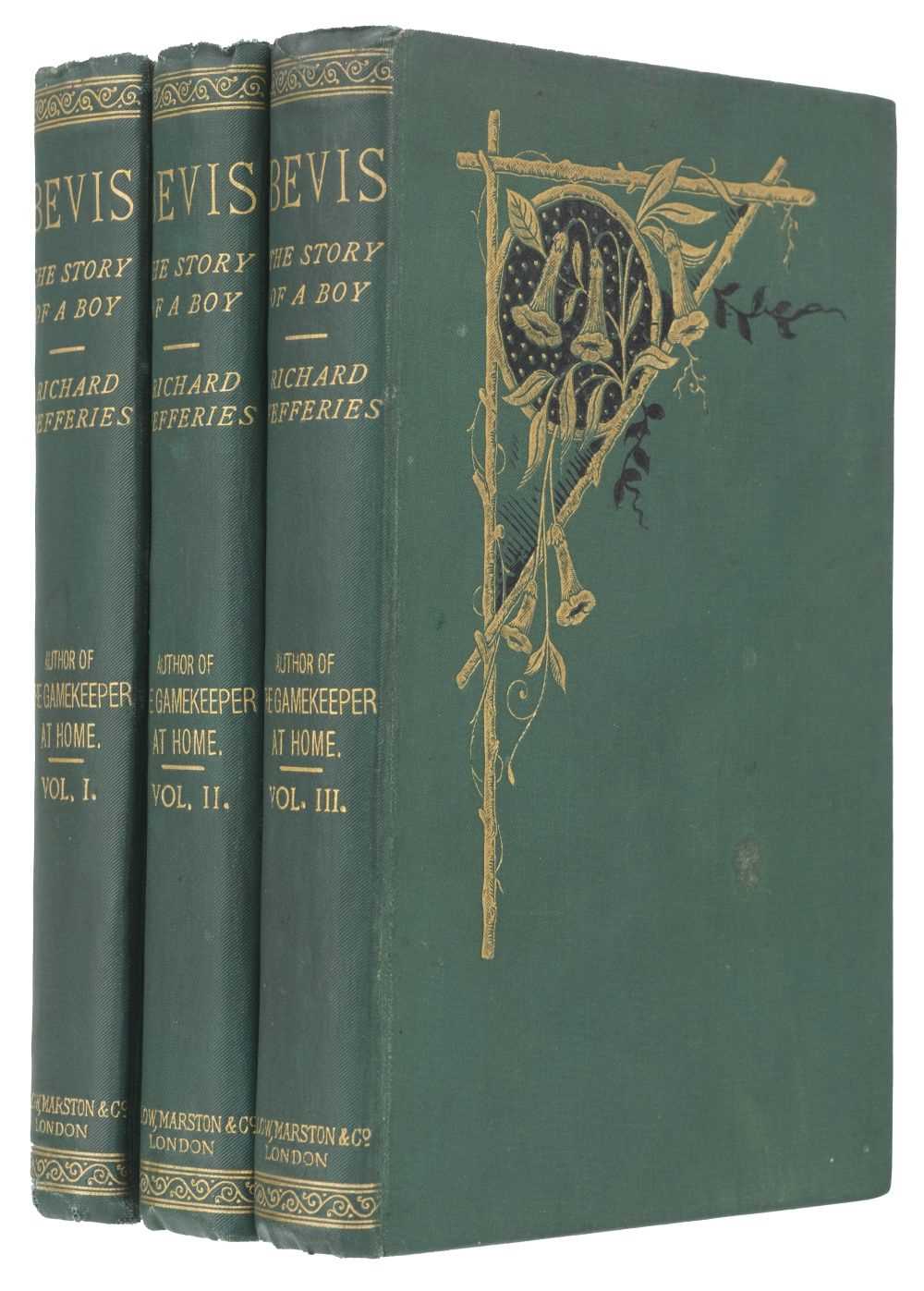 Lot 368 - Jefferies (Richard). Bevis, The Story of a Boy, 3 volumes, 1st edition, 1882