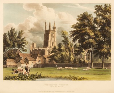 Lot 311 - Ackermann (Rudolph). The History of Winchester College, extra-illustrated, 1816